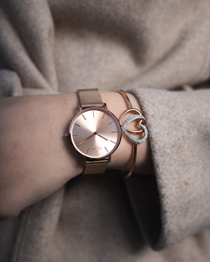 Gossamer - Rose Gold Sunray / Rose Gold / Rose Gold Mesh