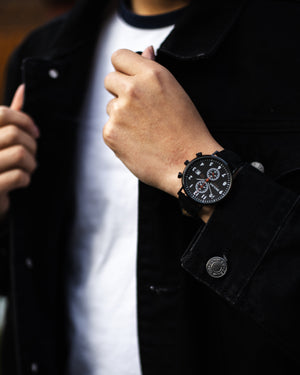 Pilot 41: Black / Black Suede
