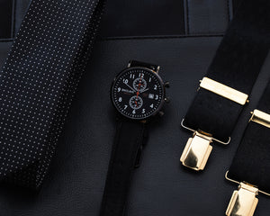 Pilot 41: Black / Black Suede