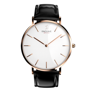 Levante - Rose Gold / Black Leather
