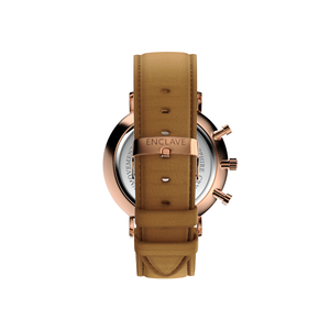 Pilot 41 - Navy / RoseGold / Brown Suede