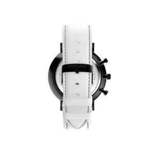Pilot 41: Black/White Leather