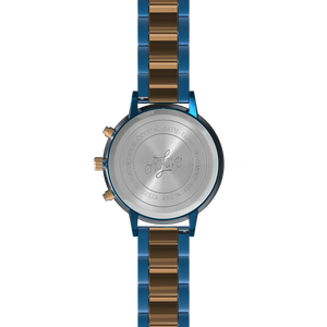 Moira - Blue Sunray / Blue / Blue-Rose Gold Link