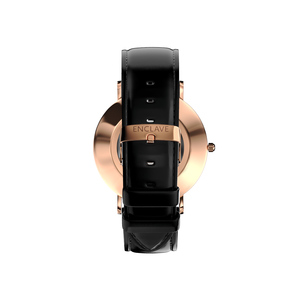 Levante - Rose Gold / Black Leather