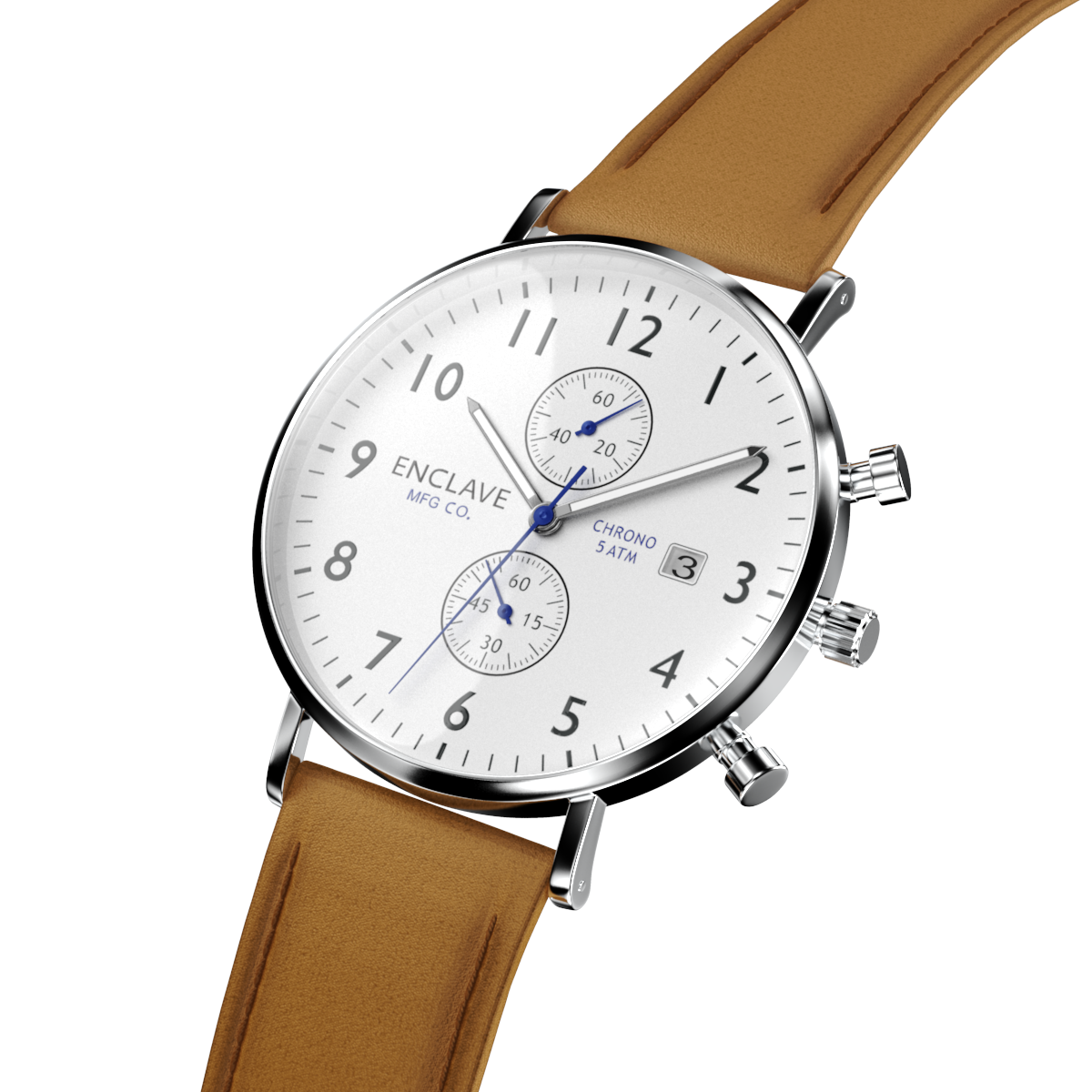 Pilot 41 - Ivory / Brown Suede
