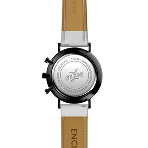 Pilot 41: Black/White Leather
