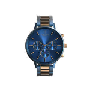 Moira - Blue Sunray / Blue / Blue-Rose Gold Link