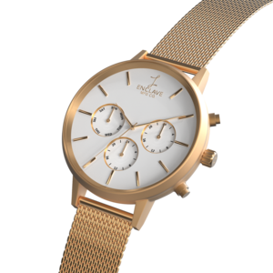 Moira - White / Rose Gold / Rose Gold Mesh