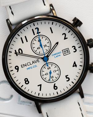 Pilot 41: Black/White Leather