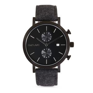 The Chrono - Gunmetal / Black Tweed