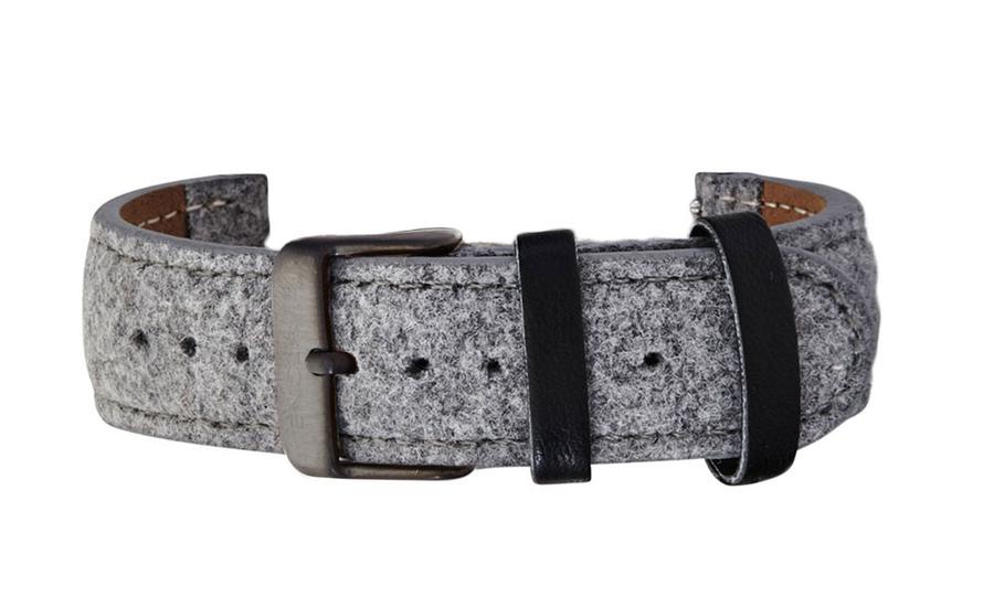 Grey Tweed Strap