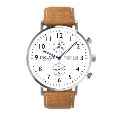 Pilot 41 - Ivory / Brown Suede