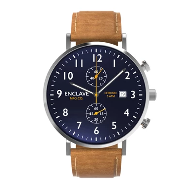 Pilot 41 - Navy / Brown Suede