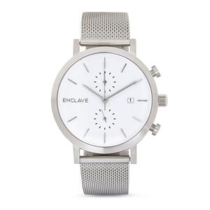 The Chrono - Silver / Mesh